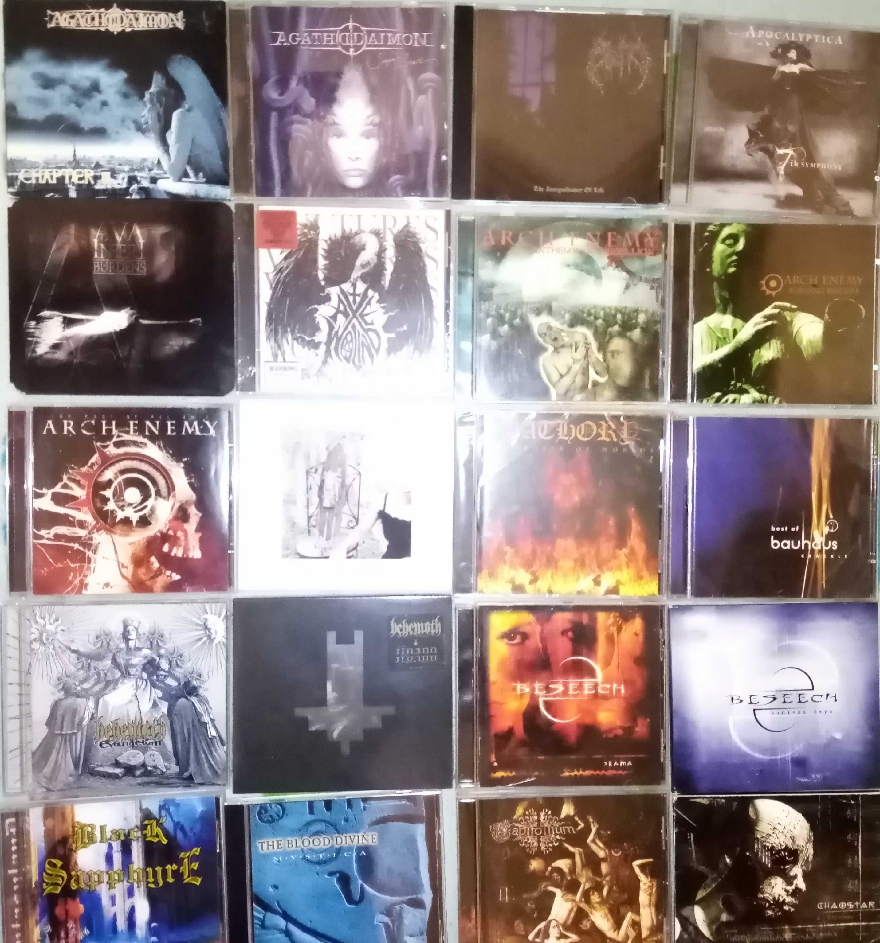 Cds de metal e rock