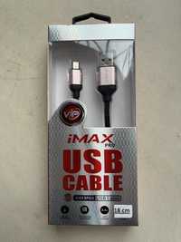 Качественный microUSB кабель iMax (длина 18см)
