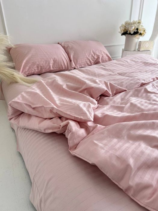 Комплект постільної білизни страйп-сатин