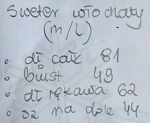 sweter włochaty s m czarny