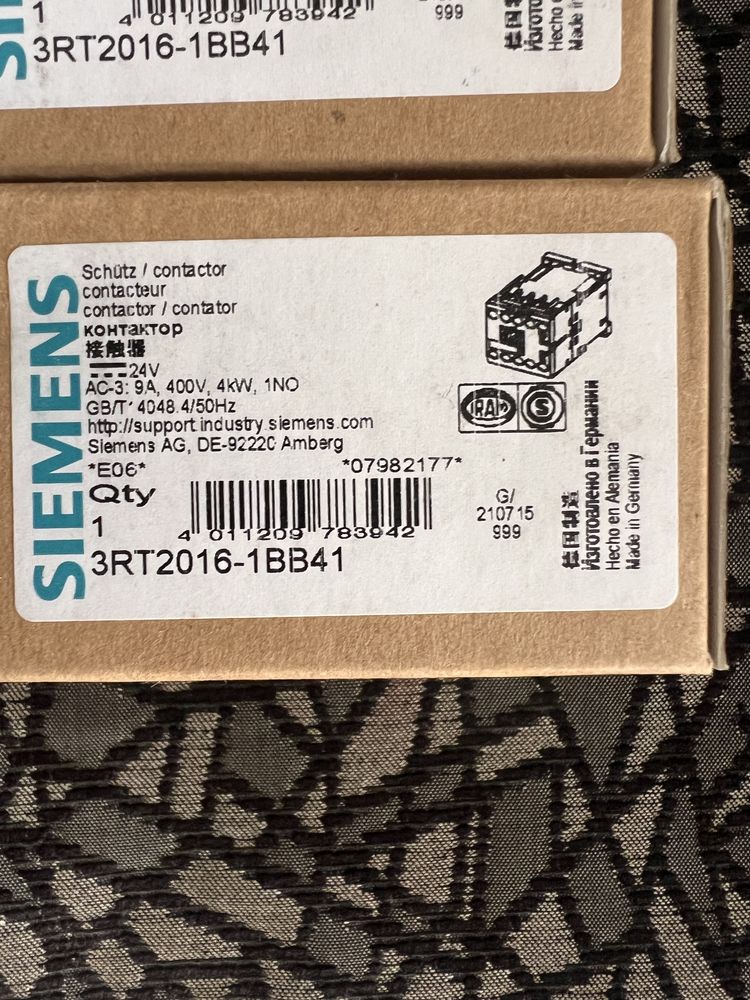 Contactores Siemens