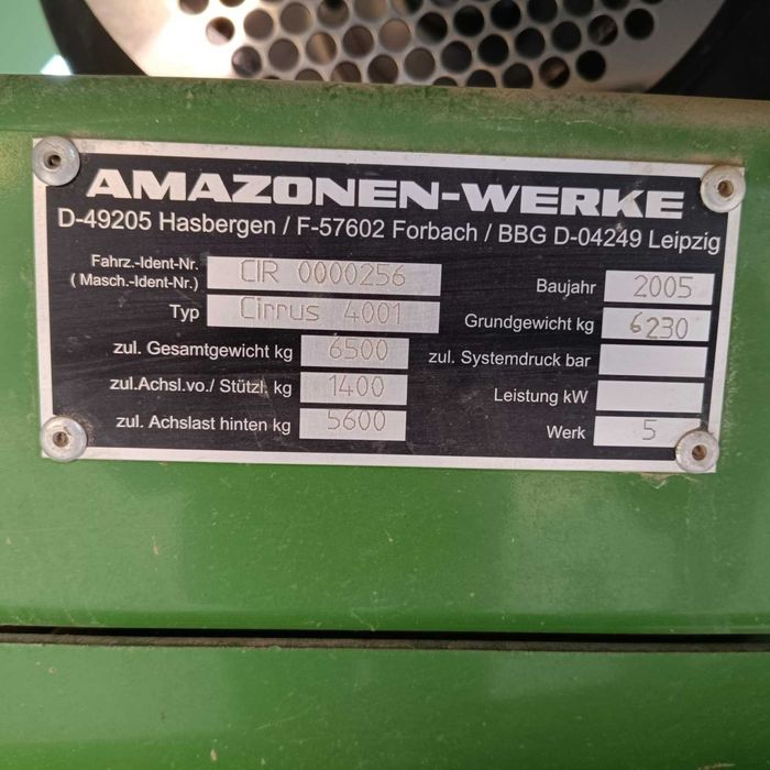 Amazone Cirrus 4001 agregat uprawowo siewny