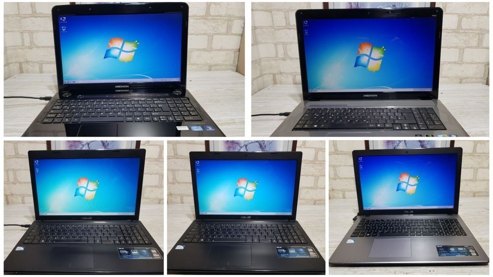 Ноутбуки ASUS/MEDION Intel, HDD, HDMI, USB, Wi-Fi б/у з Німеччини