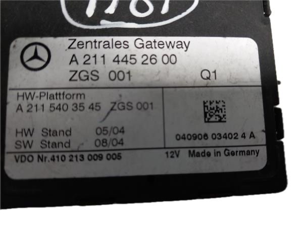 Módulo genérico MERCEDES-BENZ Classe E (W211)