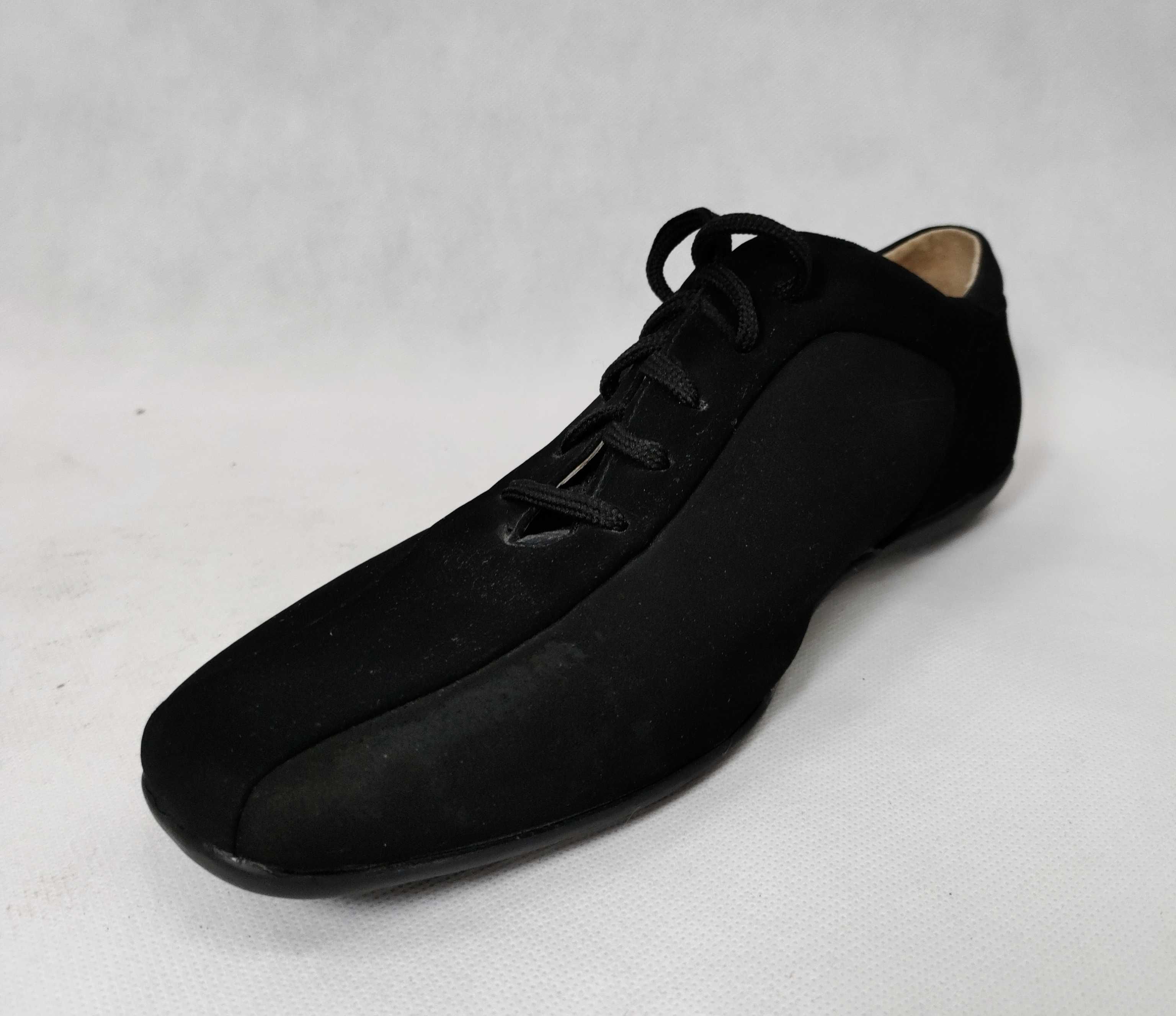 Buty półbuty męskie skórzane wizytowe sznurowane czarne GOOR 41 BM0026