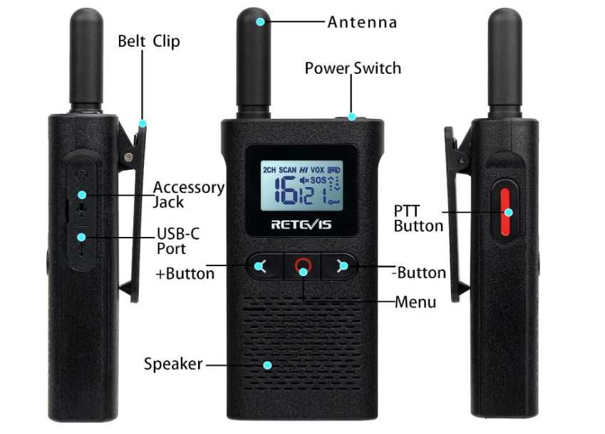 Krótkofalówka walkie talkie