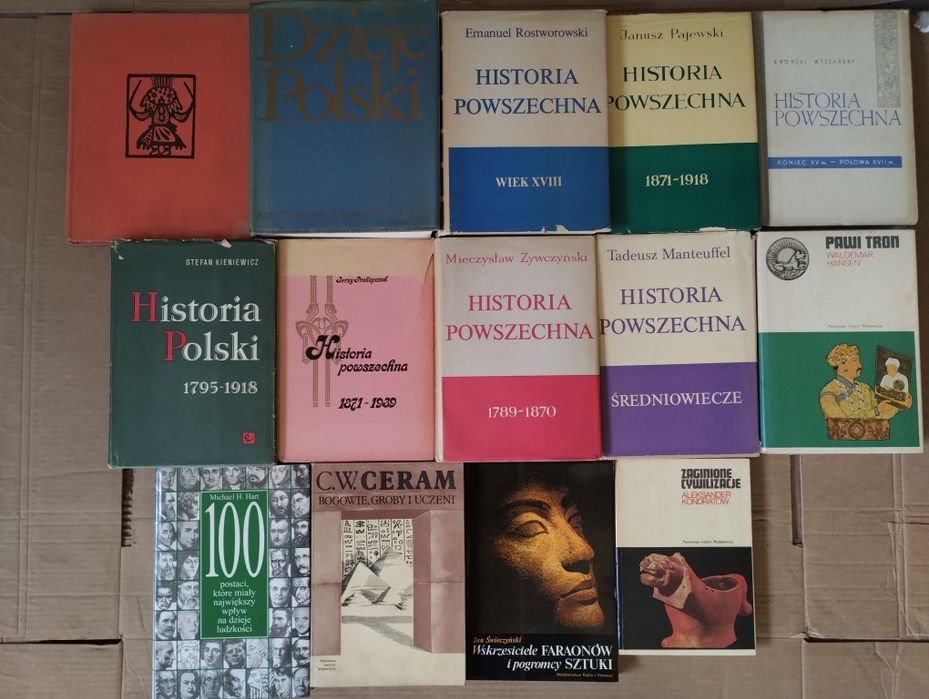 14x Książki historyczne Polska, świat, cywilizacje
