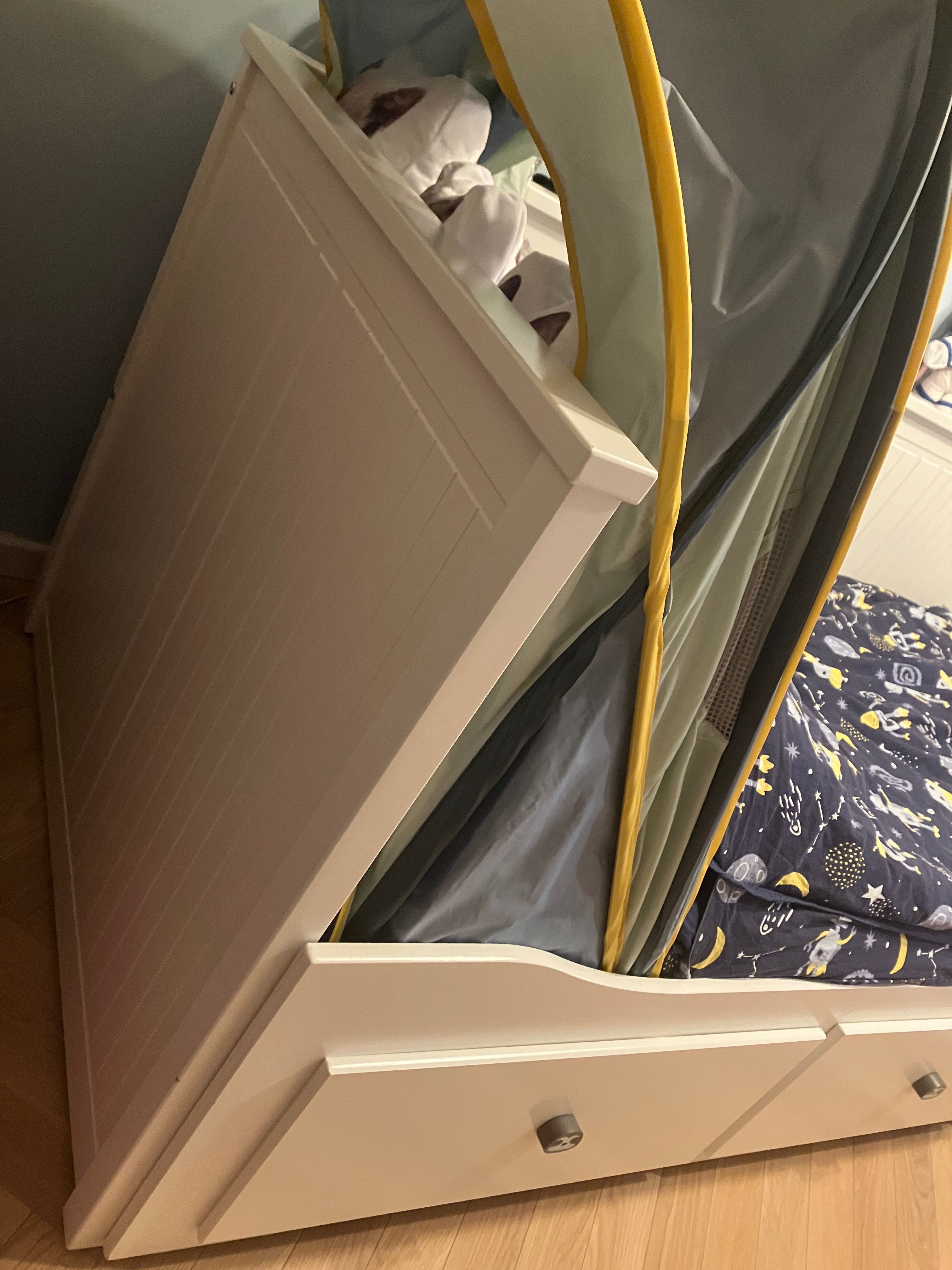 Ikea hemnes łóżko  sofa 80x200, 160x 200 z pojemnikiem rozkładana