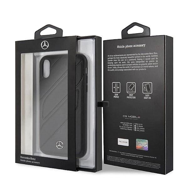 Etui Mercedes New Organic I na iPhone Xr - czarne