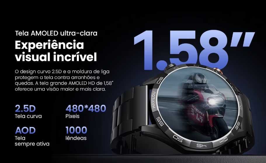Xiaomi Haylou Solar 5 Smartwatch NOVO!! CAIXA SELADA!! = 60 euros