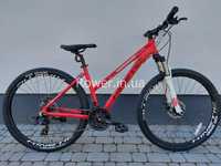 Алюмінієвий велосипед дискові гальма Kinetic Vesta Red 27.5" рама 17"