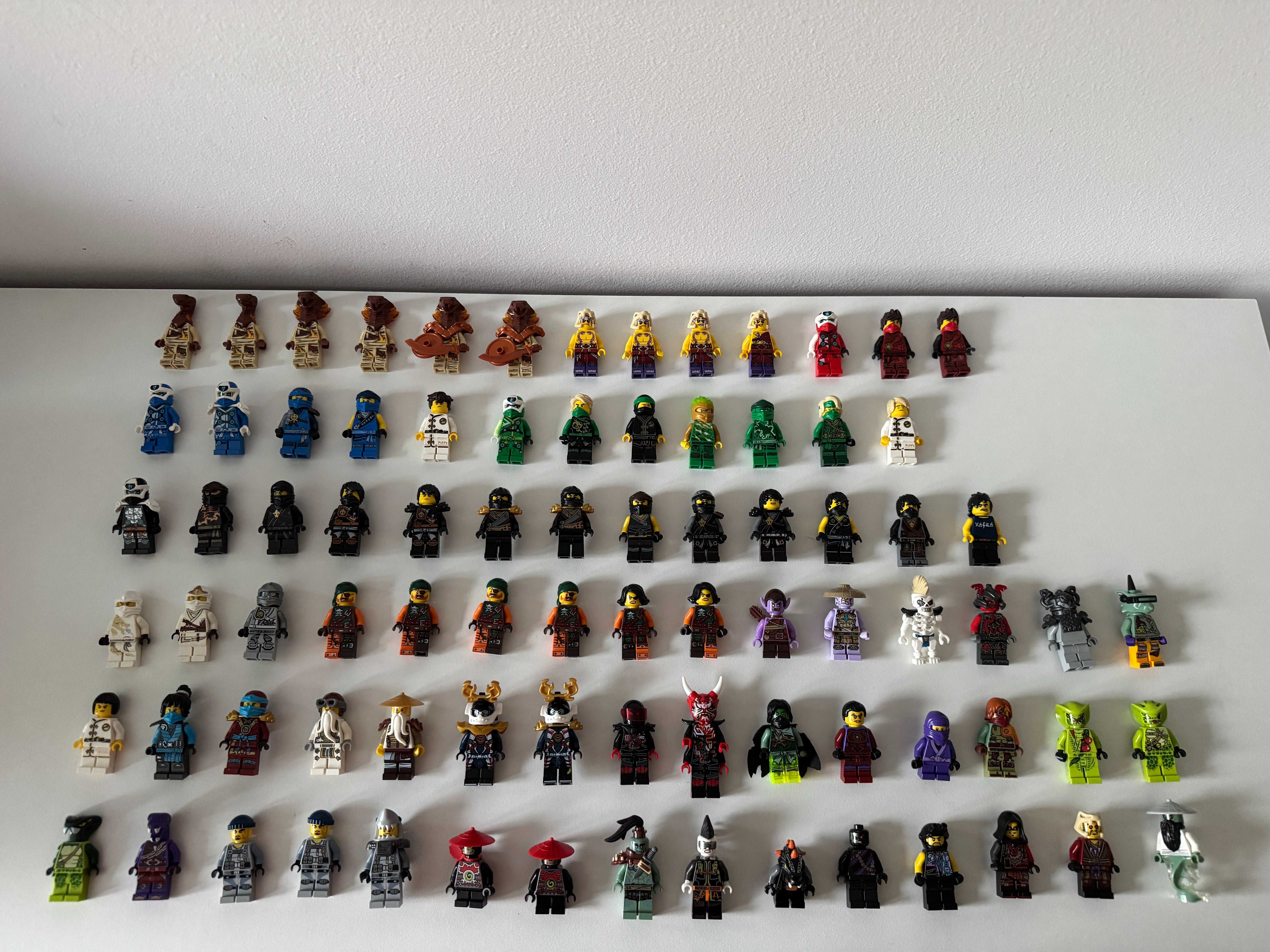 LEGO Ninjago Figurki Ludziki Jay Cole Kai Lloyd Zane Crux