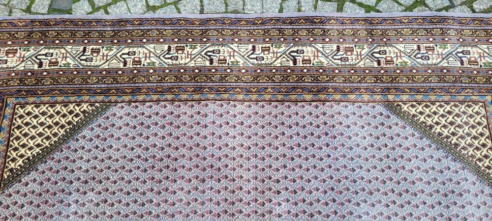 -70% lśniący indo saroug mir perski dywan ręcznie tkany 205/255cm