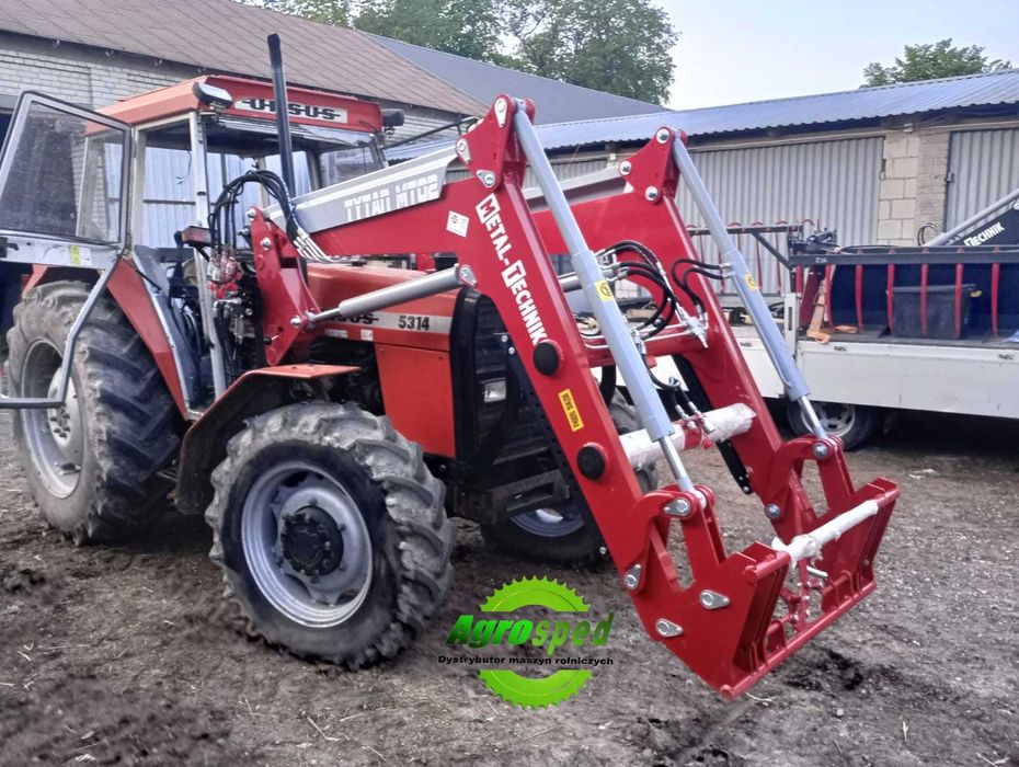 Tur Ładowacz Metal Technik , Zetor, Ursus MTZ, Case MONTAŻ, Transport