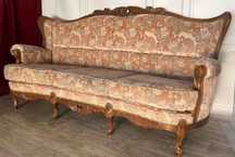 Komplet wypoczynkowy w stylu Ludwika - sofa, fotel