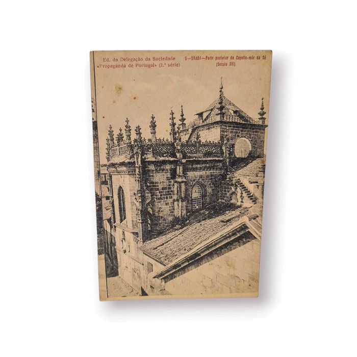 Postal Antigo Braga – Sé Catedral (Capela-mor, Séc. XVI)