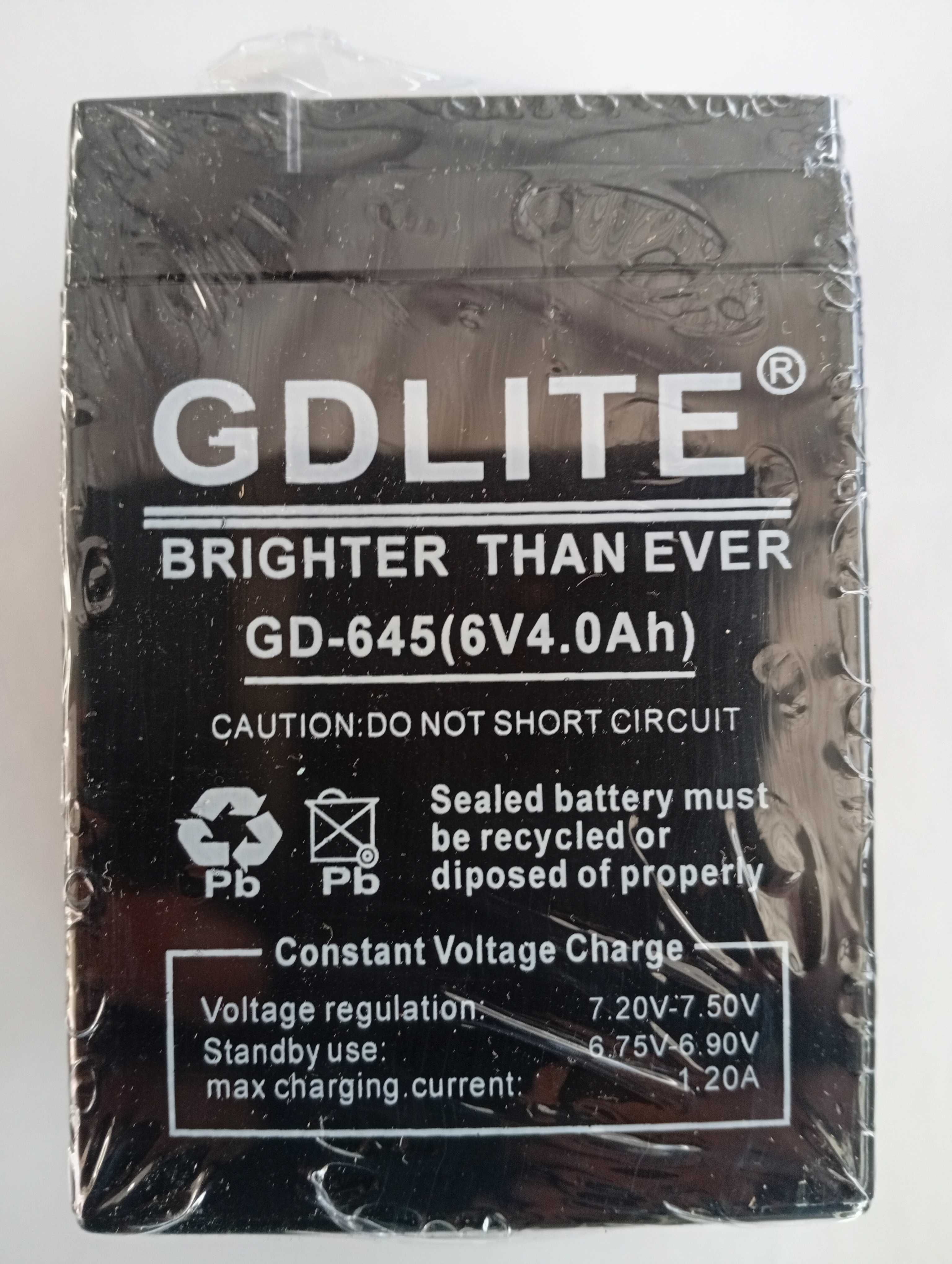 Аккумулятор GDLITE GD-645 (6V 4.0Ah)