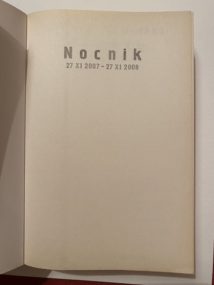 Książka „Nocnik” Andrzej Żuławski