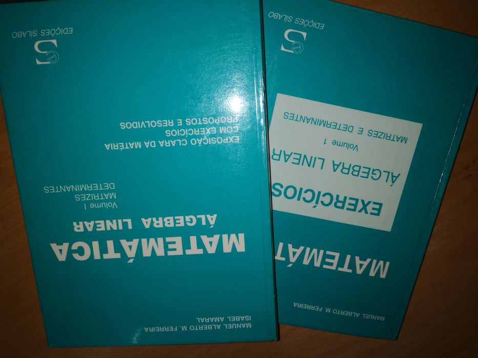 Matemática - Álgebra linear Vol 1 + Exercícios _Ed. Sílabo