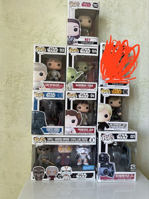 Funko Pop. Star wars. Коллекционные фигурки. Оригинальные. Редкие.