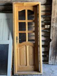 Drzwi drewanine po remoncie