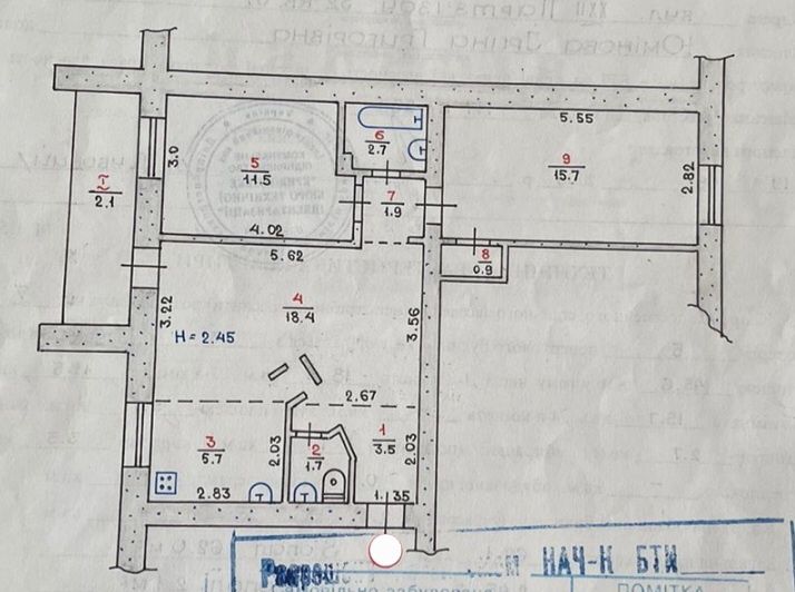 Продаж 3-х кімнатної квартири. Вулиця Віталія Матусевича.