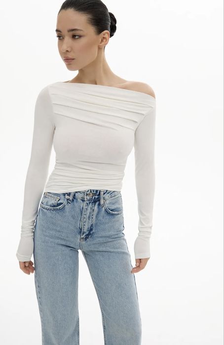 Топ зі збірками papaya лонг кофта