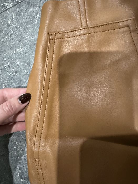 Спідниця з екошкіри H&M