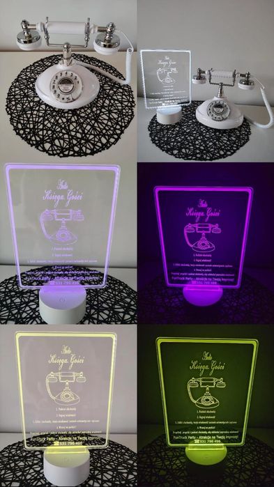 Telefon Życzeń. Pamiątka na lata. Atrakcja. Księga Gości.