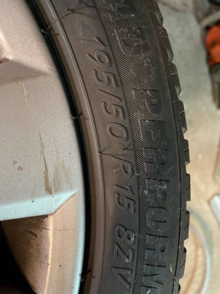 Opony wraz z alusami OPEL CORSA C