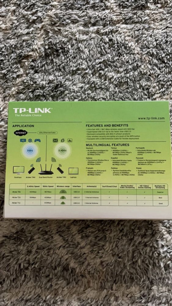 Tp-Link Archer T4U AC1300 Wireless Dual Band