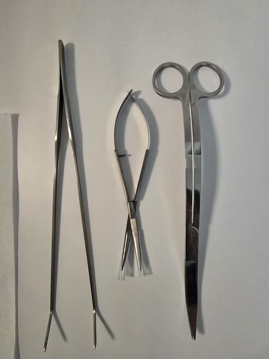 Pęseta nożyczki długie/krótkie akwarystyczne