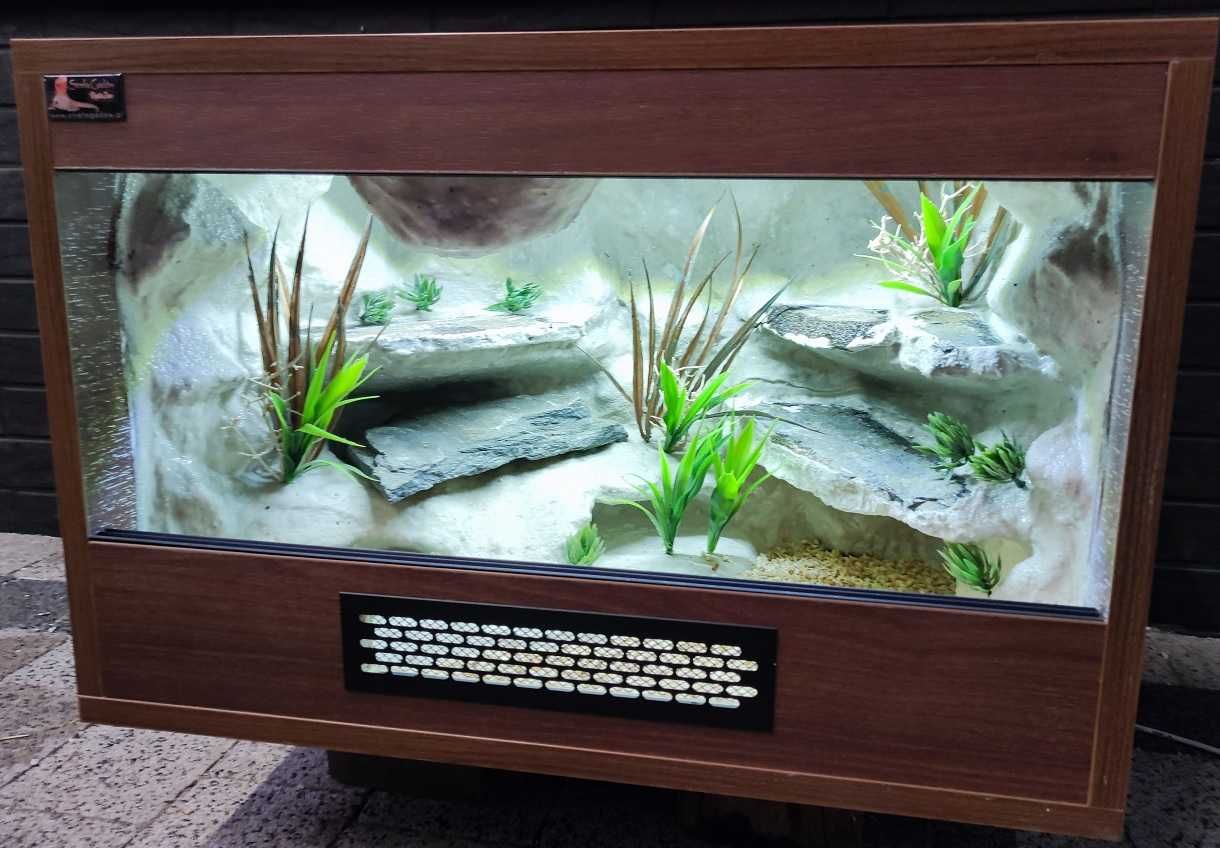 Terrarium pustynne nr528 60/40/40 dla gekona lamparciego NA ZAMÓWIENIE