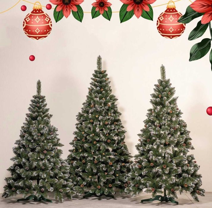 Новогодняя искусственная зеленая елка, ёлка. Штучна ялинка новорічна