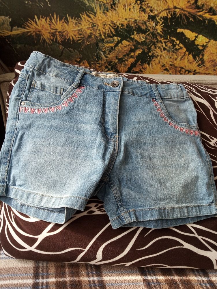 Szorty jeansowe dziewczęce rozm.152 cm