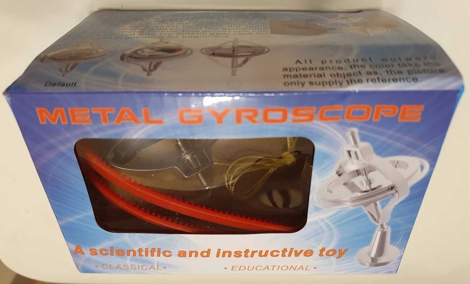 Гироскоп металлический, интересная научная игрушка