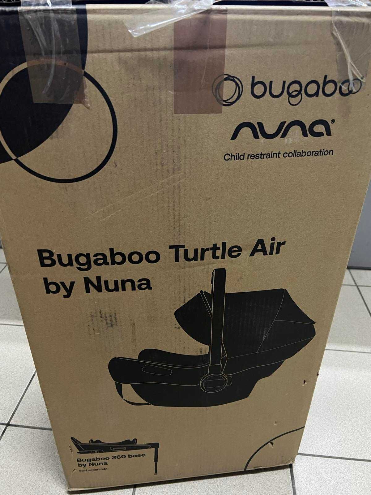 Детское автокресло 0+ Bugaboo Turtle Air i-Size by Nuna Grey Melange