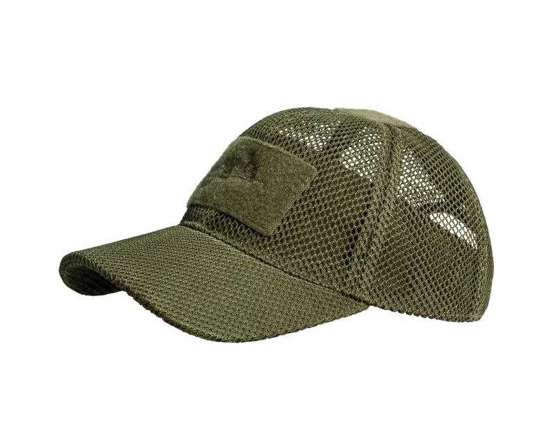 Бейсболка, кепка plus velcro Helikon Mesh - Olive Green