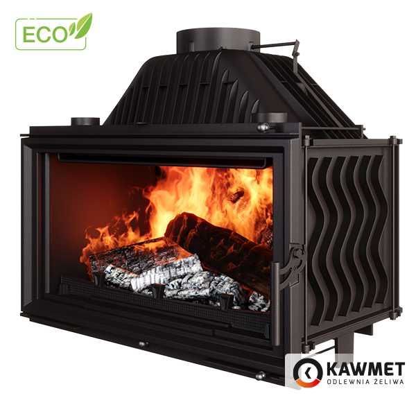 Камінна топка KAWMET W15 (13.5 kW) ECO (Безплатна доставка)