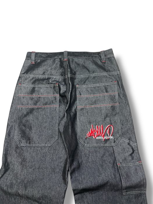 Широкие реп джинсы y2k opium sk8