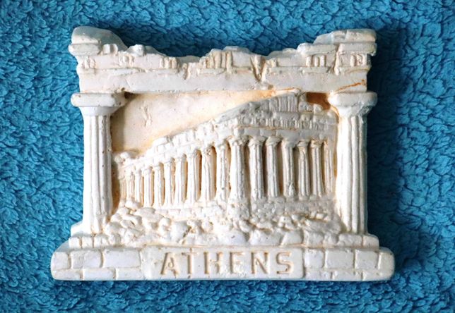 Magnes Ateny magnes na lodówkę Athens 3D płaskorzeźba Grecja