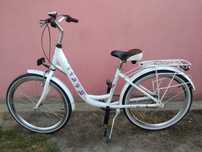 Lekki i wygodny rower  dziewczęcy aluminiowy Onill 24" damka z biegami