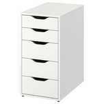 Regał Alex Ikea Komoda biała 36x70 nowy w kartonie