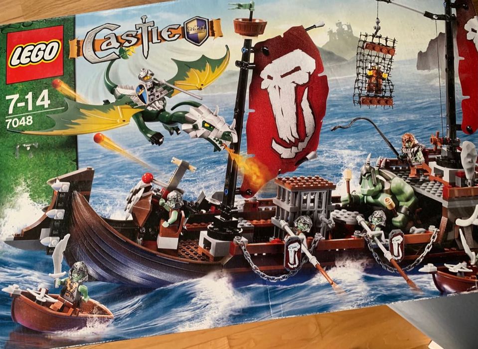 LEGO 7048 Castle Troll Warship statek Troli