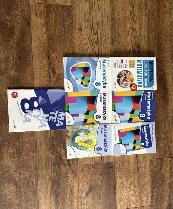 Zestaw książek do matematyki dla klasy 8 OPIS!!