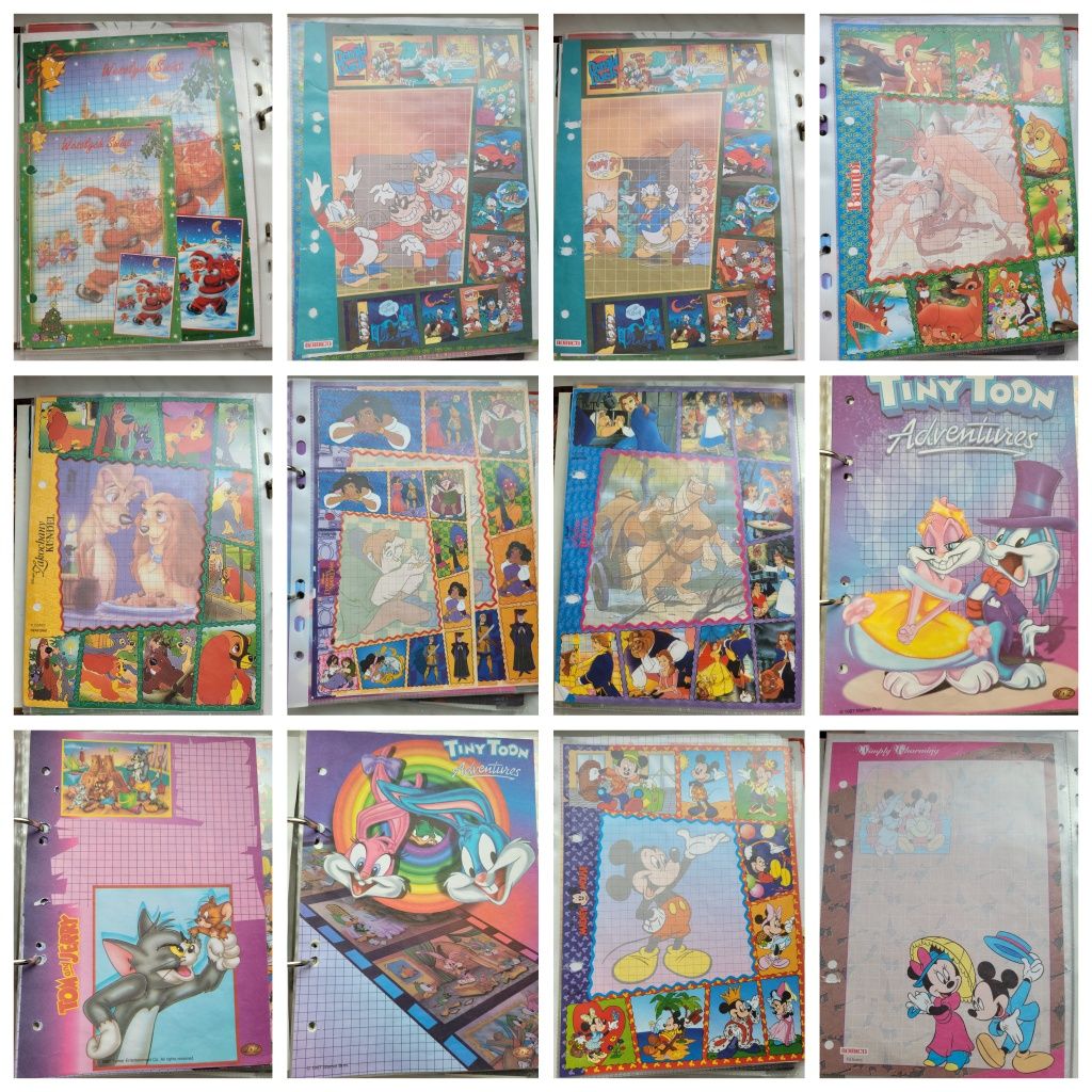 Karteczki Disney i inne kolekcjonerskie lata 90