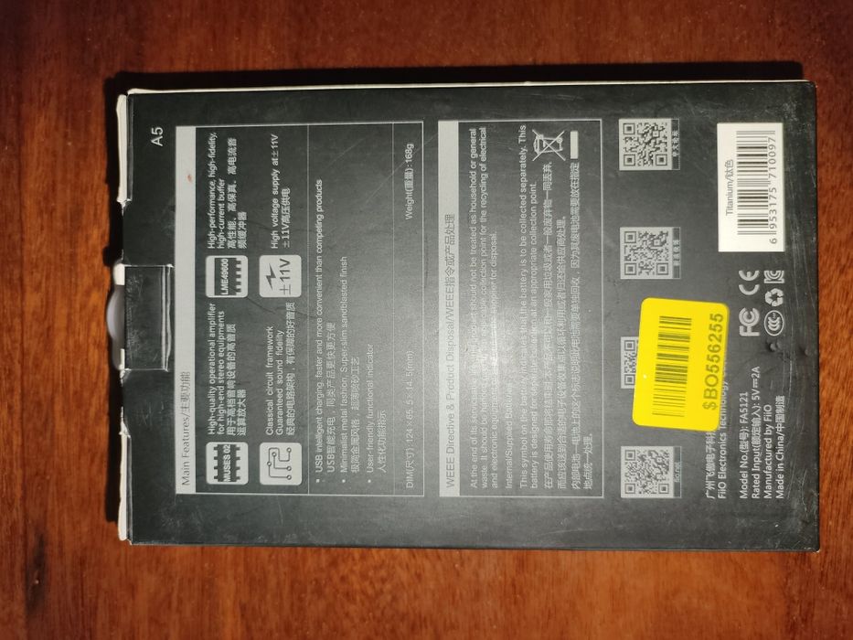 Підсилювач для навушників Fiio A5