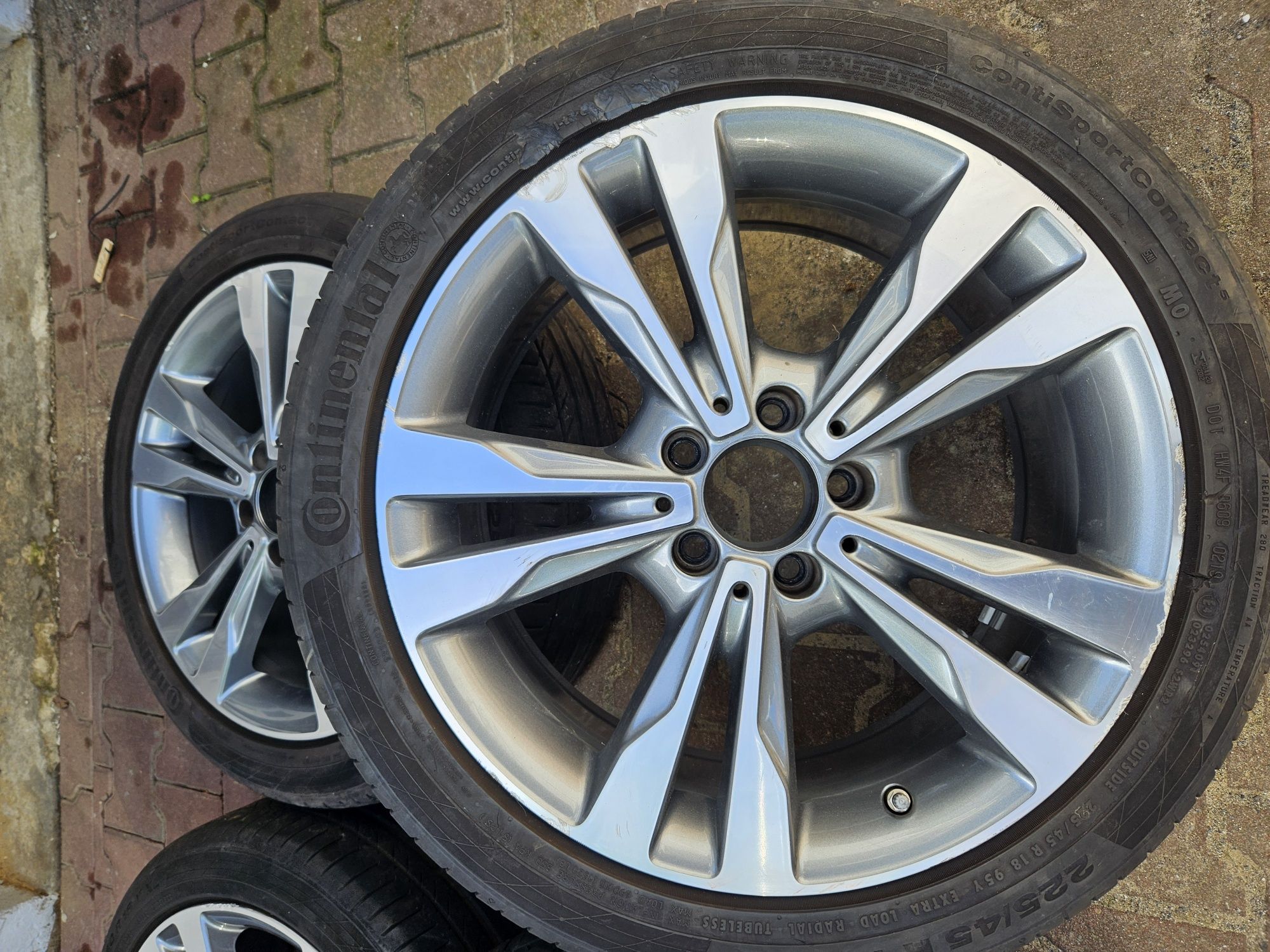 Oryginalne Felgi 18" Mercedes W205 C-Klasa 5x112 ET56 i ET44