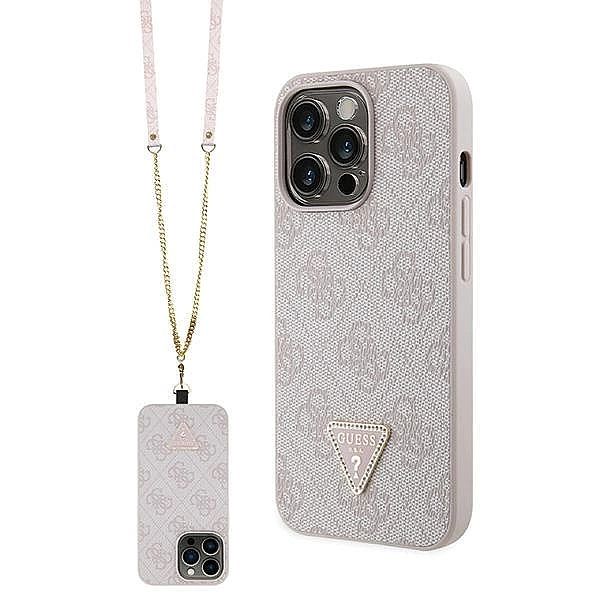 Etui Guess Crossbody 4G Metal Logo na iPhone 13 Pro / iPhone 13 - różo