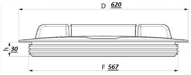 Pokrywa wlewowa ARAG D620 HORSCH
